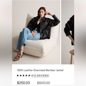 Quince 100% Leather Jacket